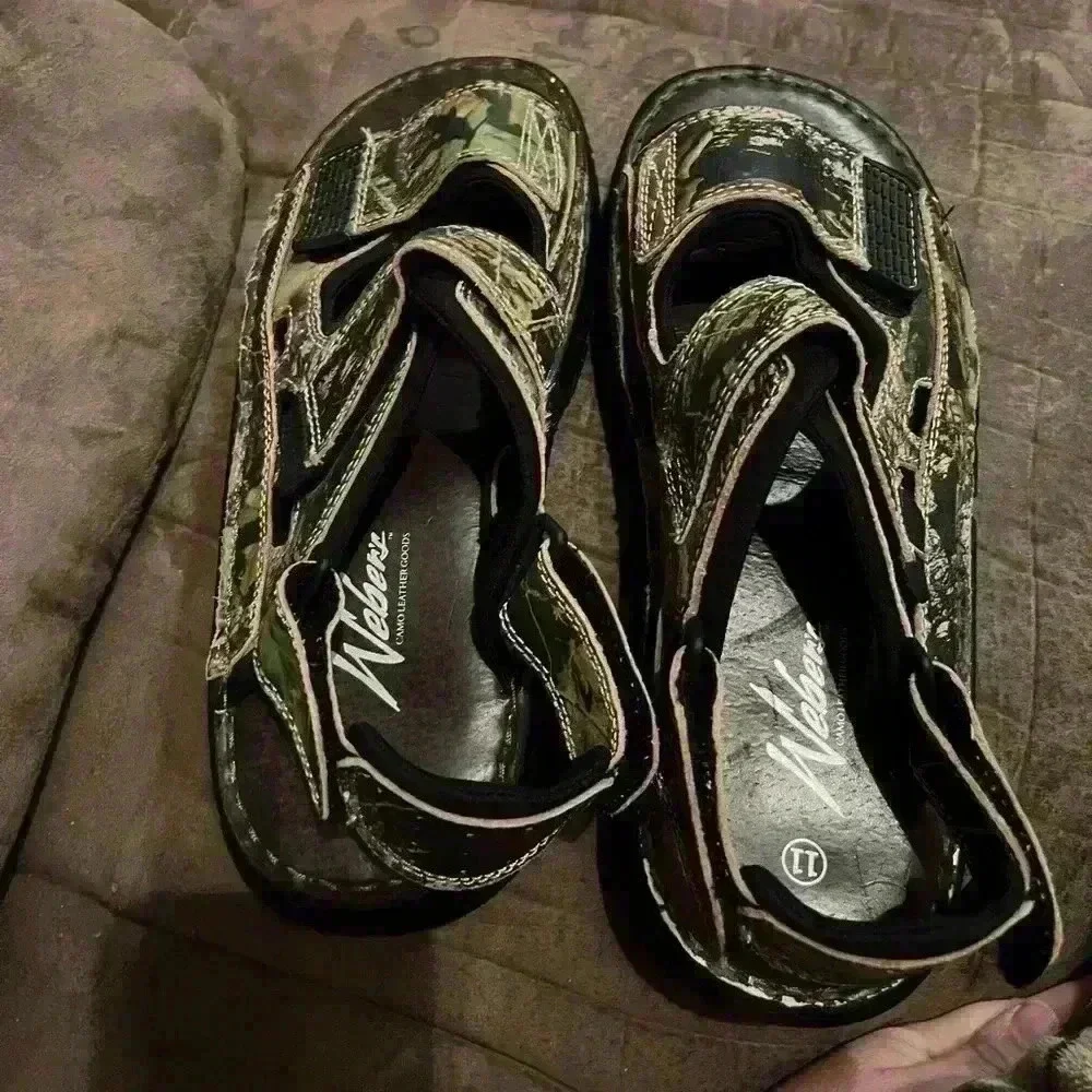 Mossy Oak Camo Men's Weber’s Sandals Size 11